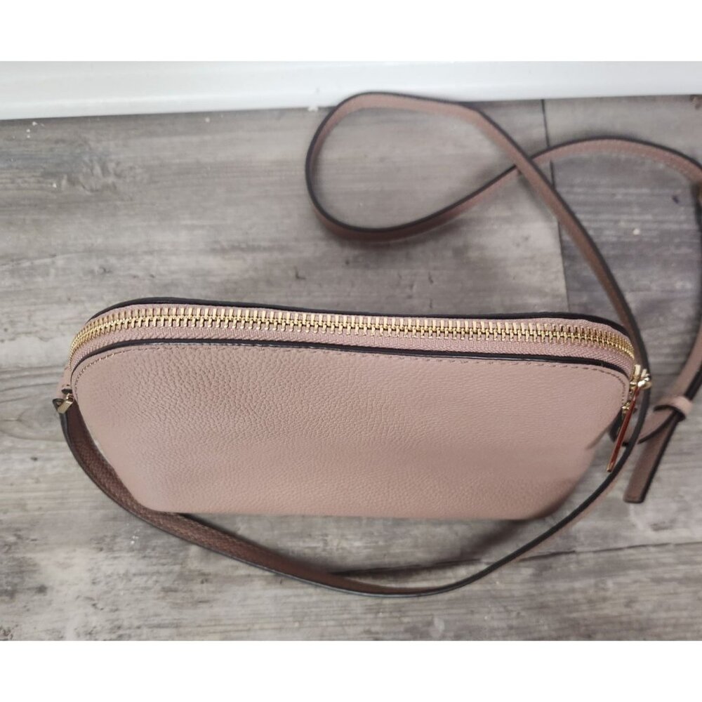 Michael Kors Pebbled Leather Blush Pink Crossbody Bag - Picture 3 of 6